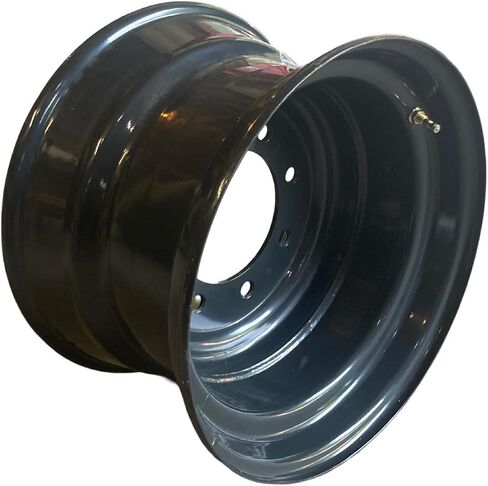 (1) حافة 12-16.5 ذات 8 عروات للعجلات الانزلاقية - 16.5X9.75X8 Pal-mar Gray (سيقان صمام عكسية على كل جانب) عجلة توجيه انزلاقية/حافة للعلبة، NewHolland والمزيد - 8 مسامير، تباعد خلفي 4.5 بوصة - يناسب إطارات مقاس 12X16.5 in Kuwait