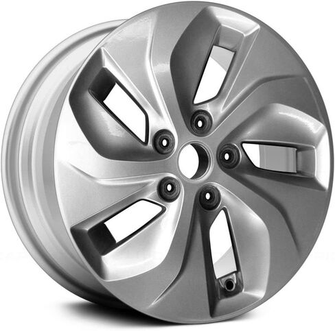 16" 5-Slot Silver Alloy Wheel | Uses TPMS | Compatible with 2013-2015 Hyundai Sonata Hybrid in Saudi Arabia