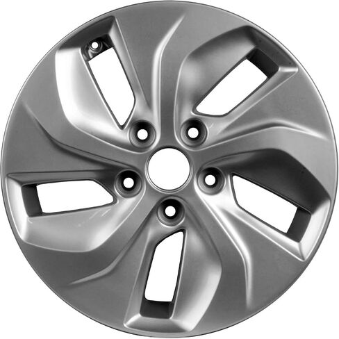 16" 5-Slot Silver Alloy Wheel | Uses TPMS | Compatible with 2013-2015 Hyundai Sonata Hybrid in Saudi Arabia