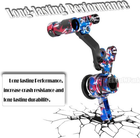 الألومنيوم التوجيه Bellcrank ترقيات جزء ل 1/10 Slash Rustler Stampede 4X4 VXL BL-2s Hoss 4WD VXL، RC التوجيه Bellcrank رابط التوجيه القفزات، ث / محامل الكرة، التيتانيوم in Kuwait