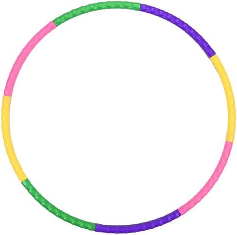 Kids Exercise Hoop for Ages 3-10 ， 8-Section Detachable & Adjustable Fitness Hoop ，Lightweight Play Circle for Indoor Outdoor Active Games in Kuwait