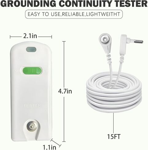 Grounding Tester with Grounding Wire (White) in Saudi Arabia