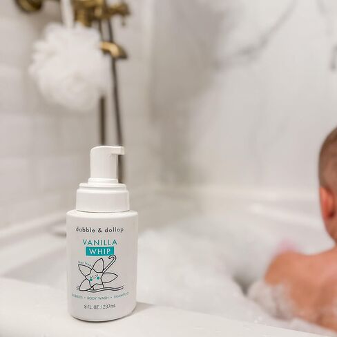 كرات استحمام دابل آند دولوب، كرات استحمام طبيعية 100% للأطفال، روائح استوائية - مصنوعة في الولايات المتحدة الأمريكية، قطرات مرطبة ومرحة، خالية من البارابين والكبريتات، نباتية، خالية من الغلوتين، خالية من مسببات الدموع (مجموعة من 12) in Kuwait