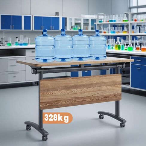 4 Pack Conference Table,Foldable Conference Table with Silent Wheels Meeting Table Classroom Tables Office Mobile Conference Room Table for 24-28 Person Long Business Tables (1619H, 47.2IN) in Saudi Arabia