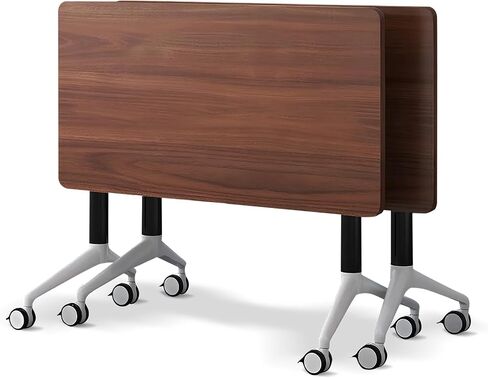 Conference Room Table with Flip-Top Design for Dynamic Meetings, Business Table Computer Desk with Heavy-Duty Frame,Foldable Seminar Meeting Tables for Home Office (6, A, 70.8IN) in Saudi Arabia