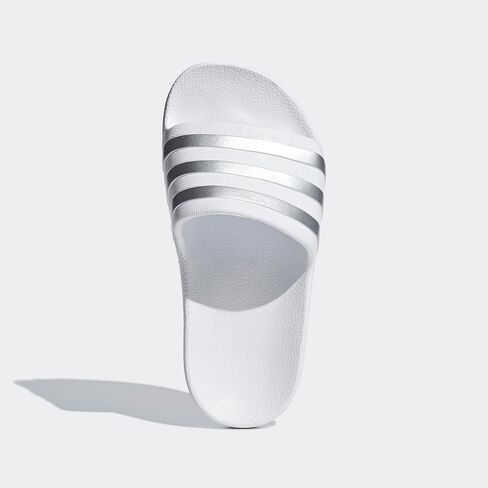 adidas Women's Adilette Comfort Slide Sandal, Black/Off White/Magic Beige, 6 in Saudi Arabia