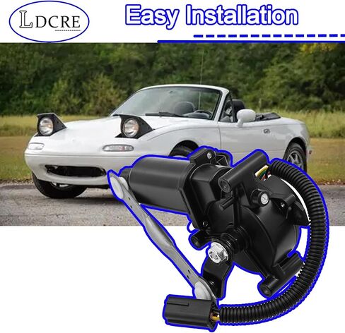 محرك المصباح الأمامي للسائق على الجانب الأيسر NA01-51-SBX NA0151SBX متوافق مع 1990-1997 Mazda Miata MX5، مشغل رفع المصباح الأمامي in Saudi Arabia
