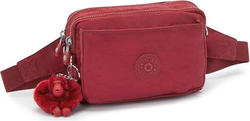 Kipling Women’s Abanu Crossbody Bag, Lightweight, Adjustable Nylon Waist Pack with Multi-Compartment Zip Pockets, Tender Rose in Kuwait