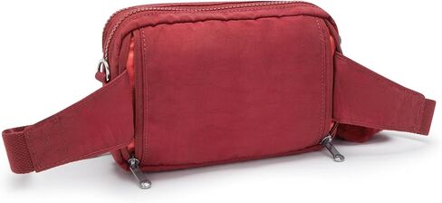 Kipling Women’s Abanu Crossbody Bag, Lightweight, Adjustable Nylon Waist Pack with Multi-Compartment Zip Pockets, Tender Rose in Kuwait