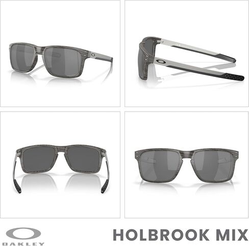 نظارات شمسية أوكلي هولبروك ميكس OO9384 مستطيلة للرجال + سلسلة مقود + مجموعة العناية بتصميم iWear in Kuwait