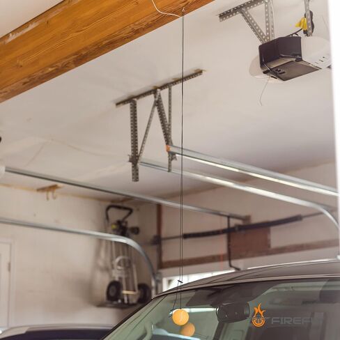 Garage Parking Aid Tennis Ball on a String for Garage Parking Precision Parking Guide Garage Car Stop Indicator (1) in Saudi Arabia