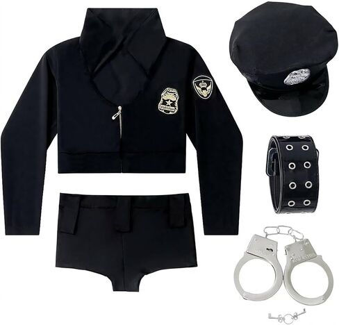 SS Queen Women Police Costume Officer Uniform Deputy Halloween Masquerade in Saudi Arabia