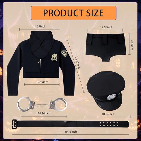 SS Queen Women Police Costume Officer Uniform Deputy Halloween Masquerade in Saudi Arabia