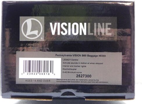 Lionel Pennsylvania Vision B60 Baggage CAR #9369 O Gauge 2527300 in Saudi Arabia