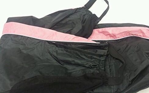 NexGen Ladies Motorcycle Riding Nylon Rain Suit Gear Pink/Black Waterproof Lightweight in Saudi Arabia