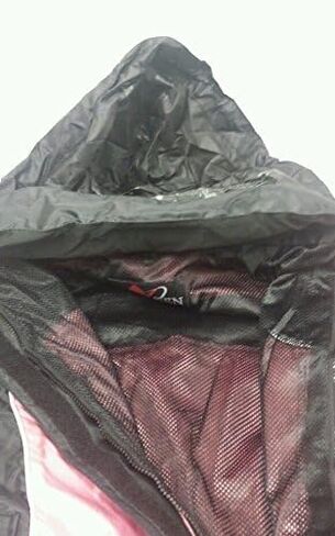 NexGen Ladies Motorcycle Riding Nylon Rain Suit Gear Pink/Black Waterproof Lightweight in Saudi Arabia