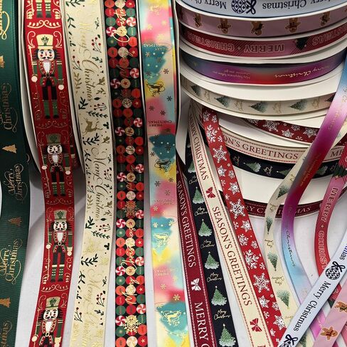 Assorted of Colors 20 Yards 5/8" (15mm) Grosgrain Ribbon Flower Hair Bow Decoration Ribbons in Saudi Arabia