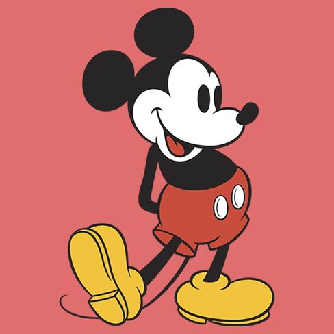 Disney Characters Classic Mickey Boy's Crew Tee, Athletic Heather, Small in Saudi Arabia