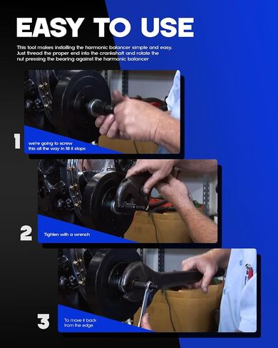 66515 LS Harmonic Balancer Installation Tool LS balancer installer Compatible with Chevy BBC SBC Cranks in Saudi Arabia