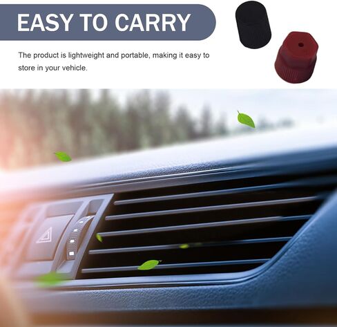 26PCS R12 R134a AC Caps for Car, 10 Sizes Air Conditioning Service AC System Charging Port Cap, A/C System Valve Sealing Cover Kit, Universal High and Low Pressure A/C Cap Replacement in Saudi Arabia