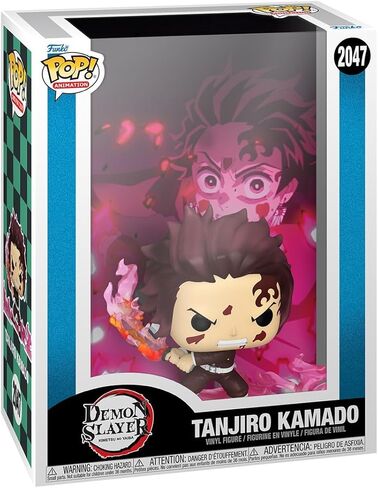 فانكو بوب! غلاف اللعبة: Demon Slayer - Tanjiro Kamado - شخصية من الفينيل قابلة للتجميع - فكرة هدية - بضائع رسمية - ألعاب للأطفال والكبار - عشاق الرسوم المتحركة - شخصية نموذجية لهواة الجمع والعرض in Saudi Arabia