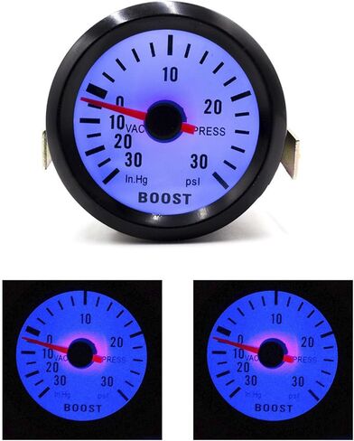 52mm General 12V Boosts Gauge Blue LED Display High Visibility Pressure Meter for Auto in Saudi Arabia