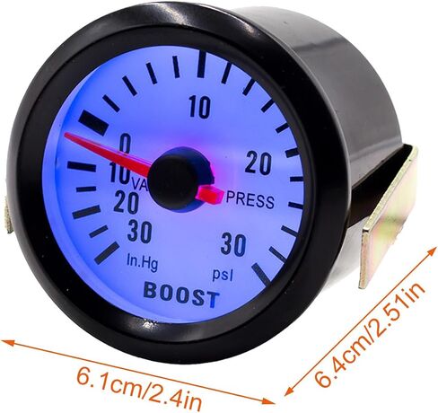 52mm General 12V Boosts Gauge Blue LED Display High Visibility Pressure Meter for Auto in Saudi Arabia