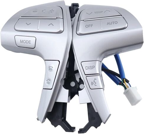 Switches Steering Wheel Audio Control Button Switch Fit for HILUX Fit for Corolla Fit for Camry Pushbutton Switches(UV Silver) in Saudi Arabia