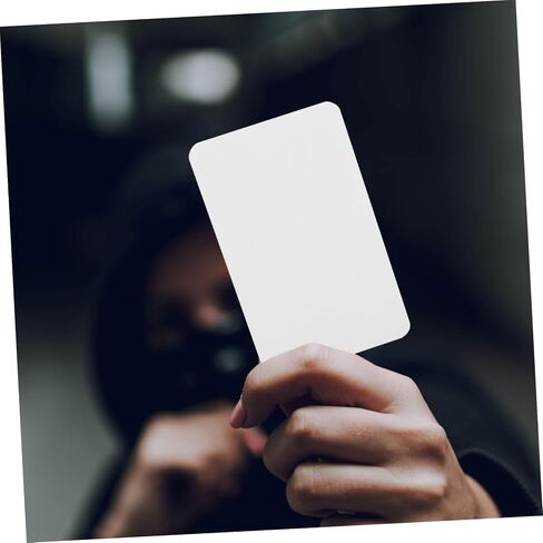 100Pcs Blank Trading Cards for DIY Learning and Games Portable Graffiti Note Cards Blank Poker and Business for Creative Use in Kuwait