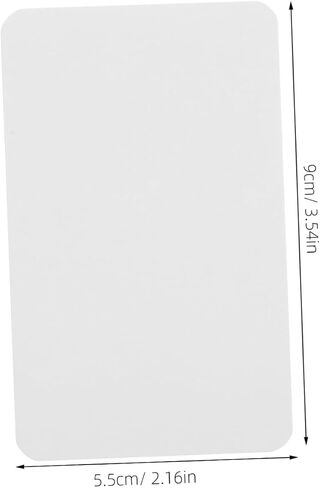 100Pcs Blank Trading Cards for DIY Learning and Games Portable Graffiti Note Cards Blank Poker and Business for Creative Use in Kuwait