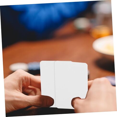 100Pcs Blank Trading Cards for DIY Learning and Games Portable Graffiti Note Cards Blank Poker and Business for Creative Use in Kuwait