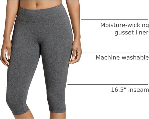 Jockey Women's Activewear Cotton Stretch Judo Legging in Saudi Arabia