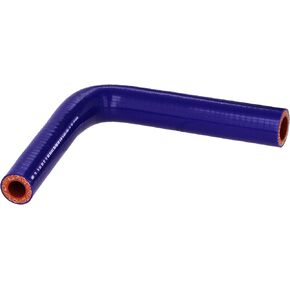 HPS HTSER90-050-075-BLK سيليكون درجة حرارة عالية 4 طبقات معززة 90 درجة خرطوم توصيل مخفض الكوع، الحد الأقصى للضغط 100 رطل لكل بوصة مربعة، طول الساق 4 بوصات على كل جانب، معرف 1/2 بوصة > 3/4 بوصة، أسود in Kuwait