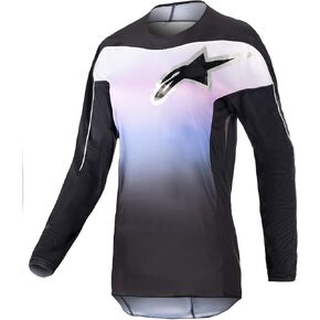 Alpinestars 3782723-1380-SM: Stella Fluid Jersey Black/Frozen Purple Sm in Kuwait