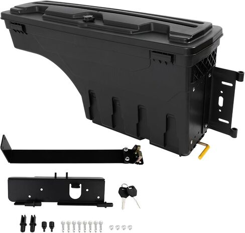 SCITOO Truck Bed Tool Box Fit For Ford For F-250 Super Duty For F-350 Super Duty For F-450 Super Duty 1999-2016 Waterproof Truck Storage Box Left Driver Side And Right Passenger Side in Saudi Arabia