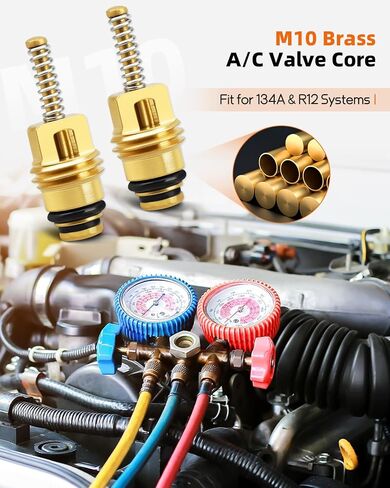 BAS03007 (10PCS) M8 Standard A/C Schrader Valve Core Fit for GM 22670747/ Delco 15-50176/ Ford F7RZ19D701BA/ Chrysler 4882334/ MT0050/ 59355 in Saudi Arabia