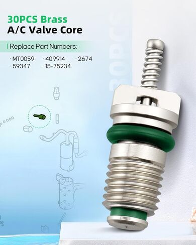 50 حزمة معيار JRA A/C صمام شريدر الأساسية تناسب المركبات الأجنبية والمحلية استبدال MT0059 59347 15-75234 in Kuwait