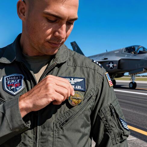 عملة تحدي الصلاة للقوات الجوية الأمريكية - عملة تذكارية شجاعة القوات المسلحة مقاس 1.77 بوصة، قابلة للتجميع العسكري على الوجهين - هدية ممتازة من سبيكة الزنك للقوات الجوية للمحاربين القدامى والطيارين والوطنيين in Kuwait