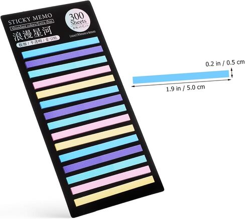 Tofficu 8Packs Transparent Highlighter Tapes Removable Fluorescent Strips for Book Annotation Sticky Page Markers for Study Supplies Office and School in Saudi Arabia