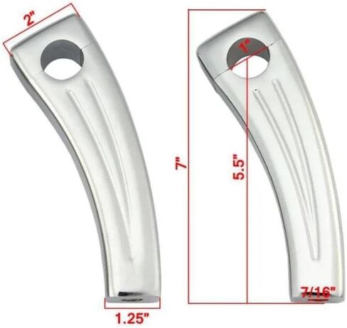 رافعات مقود الدراجة النارية لـ VTX لـ Shadow for Spirit لـ Valkyrie لمعيار Tourer 6 بوصة 7 بوصة مقود مقود 1 بوصة قضبان مقبض دراجة نارية (7 بوصة) in Kuwait