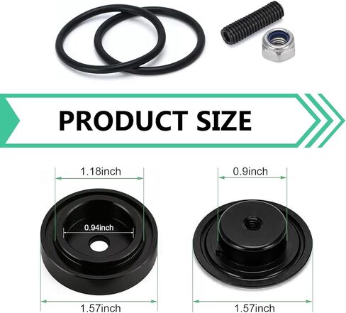 Rear Wiper Arm Cover, Universal Car Wiper Plug Cap for Rear Windshield, Waterproof Delete Grommet Kit for SUV, Truck and RV (Black) in Saudi Arabia