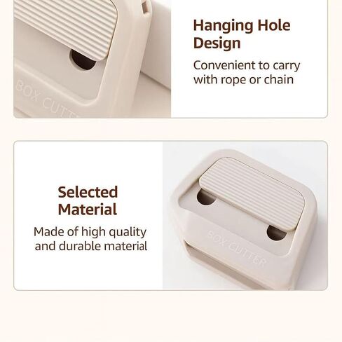 Retractable Ceramic Box Cutter with Magnet – Safety Utility Knife for Package Opening, Letters, Crafts, Office & Everyday Use in Saudi Arabia
