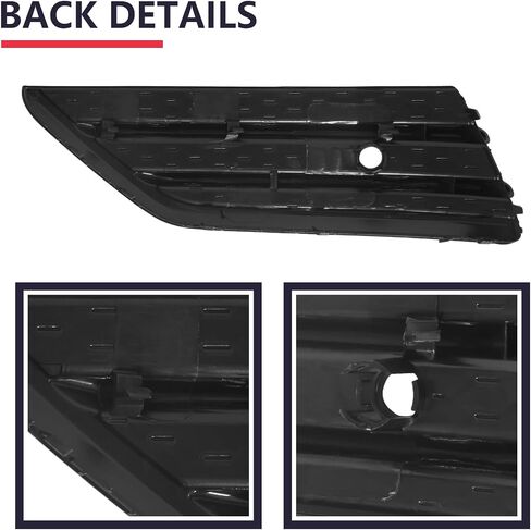 BXZ Front Bumper Insert Cover Passenger Fog Light Cover W/Parking Sensor for 2016 2017 2018 Honda Pilot in Saudi Arabia