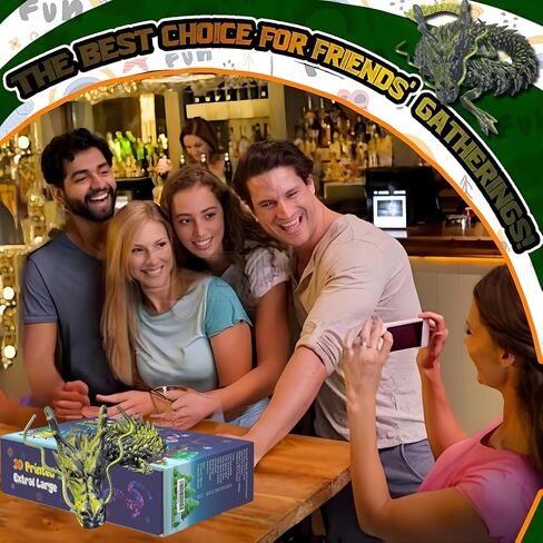 35.4in Large 3D Printed Dragon Toy with Flexible Joints - Articulated Dragon Action Figure for Play or Desk Decor Display, Gift Box - Unique Gift for Kids & Stress Relief Toys Adults (Laser Purple) in Saudi Arabia