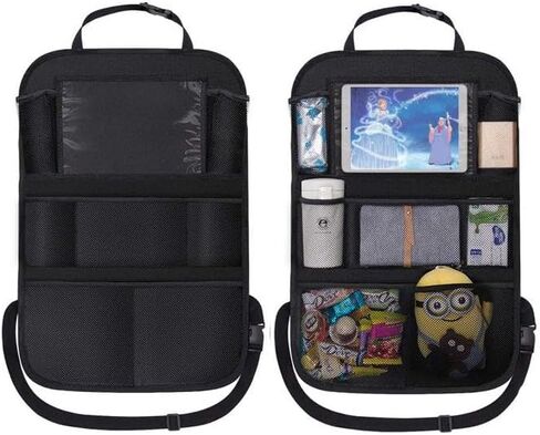 Car Organizer Back Seat - with 8 Storage Pockets & 10″ Tablet Holder Keep Cars Vehicles Organized & Tidy in Saudi Arabia