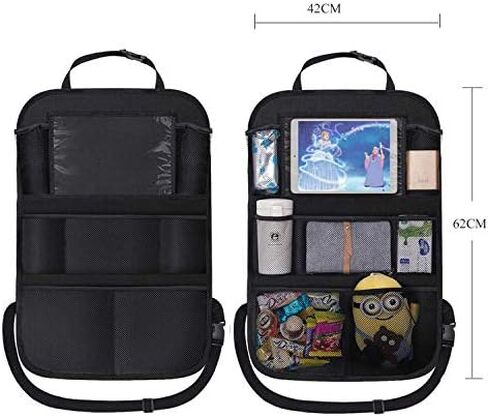Car Organizer Back Seat - with 8 Storage Pockets & 10″ Tablet Holder Keep Cars Vehicles Organized & Tidy in Saudi Arabia