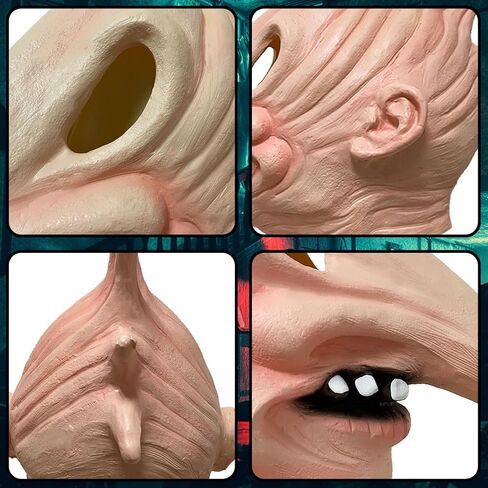 QCCX Halloween Masks, Adult Scary Adam Mask, Barbara Mask Headgear, Cosplay Costume Party Props in Kuwait