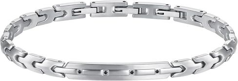 Chain Bracelet for Men, Sturdy Stainless Steel Bracelet, Adjustable Link 7.3-8.7 Inches Classic Mens Jewelry Present for Men/Dad/Husband RD-JN1761 in Saudi Arabia