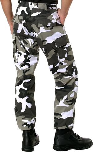 Rothco 22463 Tactical BDU Cargo Pants Size : L (35"-39" Waist),Color : Off White in Kuwait