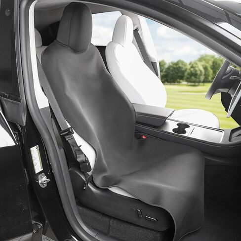 EVMODS Upgrade for Tesla Model Y/3/X/S Accessories 2024 Seat Cover Waterproof Seat Protector Neoprene Car Front Seat Protection 1PCS in Kuwait